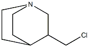 3-(Chloromethyl)-1-azabicyclo[2.2.2]octane 구조식 이미지