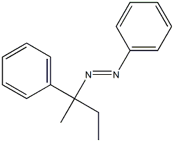 2-Phenyl-2-(phenylazo)butane 구조식 이미지