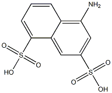 4-Amino-2,8-naphthalenedisulfonic acid 구조식 이미지