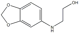 2-[(1,3-Benzodioxol-5-yl)amino]ethanol Structure