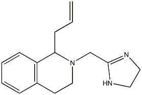 2-[[(1,2,3,4-Tetrahydro-1-allylisoquinolin)-2-yl]methyl]-4,5-dihydro-1H-imidazole Structure