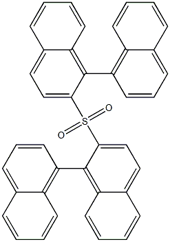 (1-Naphtyl)(2-naphtyl) sulfone 구조식 이미지