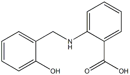 2-[[(2-Hydroxyphenyl)methyl]amino]benzoic acid 구조식 이미지