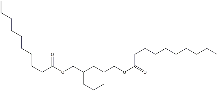 1,3-Cyclohexanedimethanol didecanoate 구조식 이미지