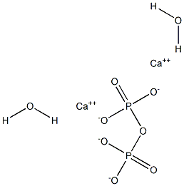 Calcium pyrophosphate dihydrate Structure