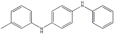 N-Phenyl-N'-(m-tolyl)-p-phenylenediamine 구조식 이미지