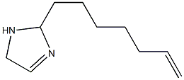 2-(6-Heptenyl)-3-imidazoline Structure