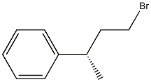 (+)-[(S)-3-Bromo-1-methylpropyl]benzene Structure