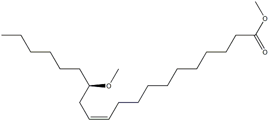 [R,Z,(+)]-14-Methoxy-11-icosenoic acid methyl ester Structure