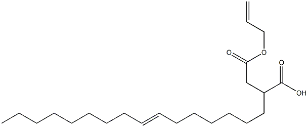 2-(7-Hexadecenyl)succinic acid 1-hydrogen 4-allyl ester 구조식 이미지