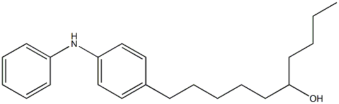 4-(6-Hydroxydecyl)phenylphenylamine Structure