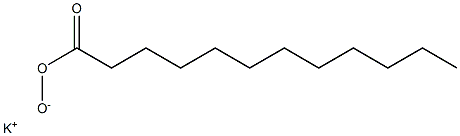 Dodecaneperoxoic acid potassium salt Structure