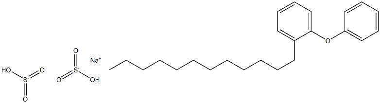 Dodecyldiphenyloxide sodium disulfonate Structure