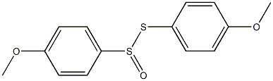 4-Methoxybenzenethiosulfinic acid S-(4-methoxyphenyl) ester 구조식 이미지