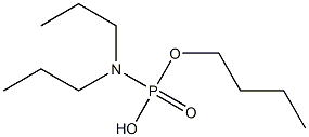 N,N-Dipropylamidophosphoric acid hydrogen butyl ester 구조식 이미지