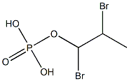 Phosphoric acid dihydrogen (1,2-dibromopropyl) ester 구조식 이미지