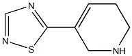 5-[(1,2,5,6-Tetrahydropyridin)-3-yl]-1,2,4-thiadiazole Structure