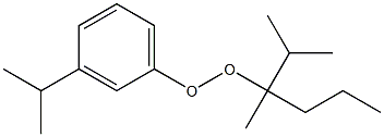 3-Isopropylphenyl 1-methyl-1-isopropylbutyl peroxide 구조식 이미지