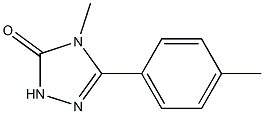 4-Methyl-5-(4-methylphenyl)-2H-1,2,4-triazol-3(4H)-one 구조식 이미지