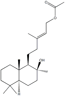 (8S)-15-Acetyloxylabd-13-en-8-ol Structure