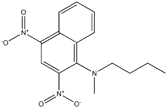 1-(Methylbutylamino)-2,4-dinitronaphthalene 구조식 이미지