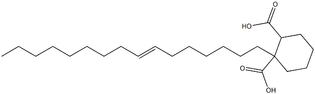 Cyclohexane-1,2-dicarboxylic acid hydrogen 1-(7-hexadecenyl) ester Structure