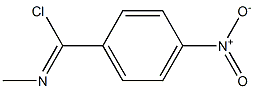 Chloro(4-nitrophenyl)-N-methylmethanimine 구조식 이미지
