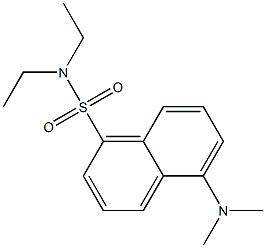 N,N-Diethyl-5-(dimethylamino)naphthalene-1-sulfonamide 구조식 이미지