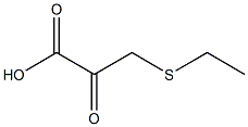 3-(Ethylthio)pyruvic acid Structure