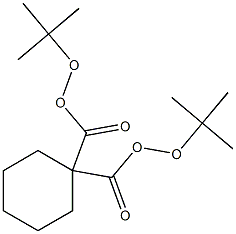 Cyclohexane-1,1-bis(peroxycarboxylic acid)di-tert-butyl ester 구조식 이미지