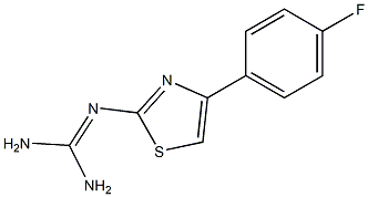 2-[4-(4-Fluorophenyl)thiazole-2-yl]guanidine 구조식 이미지
