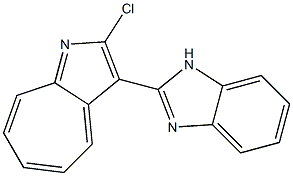 2-Chloro-3-(1H-benzoimidazole-2-yl)cyclohepta[b]pyrrole 구조식 이미지