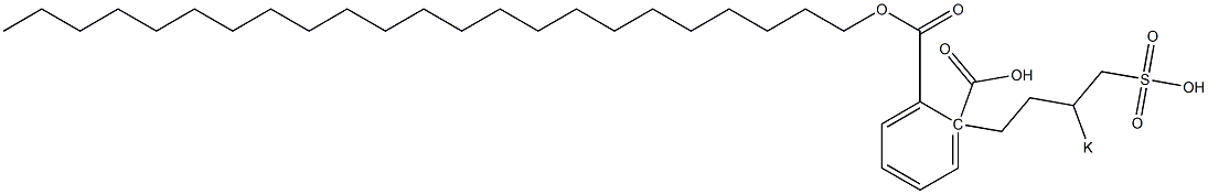Phthalic acid 1-tricosyl 2-(3-potassiosulfobutyl) ester 구조식 이미지