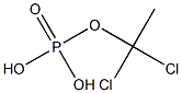 Phosphoric acid dihydrogen (1,1-dichloroethyl) ester 구조식 이미지