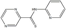 N-(2-Pyridinyl)pyrazine-2-carbothioamide 구조식 이미지