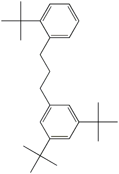 1-(3,5-Di-tert-butylphenyl)-3-(2-tert-butylphenyl)propane Structure