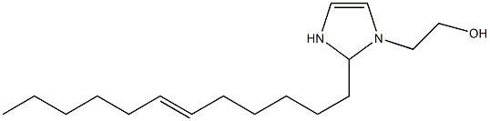 2-(6-Dodecenyl)-4-imidazoline-1-ethanol 구조식 이미지