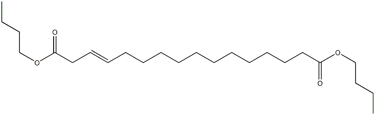 3-Hexadecenedioic acid dibutyl ester 구조식 이미지