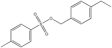 4-Methylbenzenesulfonic acid 4-ethylbenzyl ester 구조식 이미지