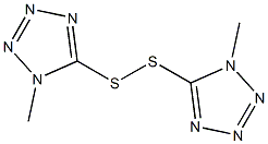 5,5'-Dithiobis(1-methyl-1H-tetrazole) 구조식 이미지