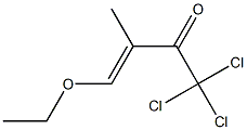 1,1,1-Trichloro-3-methyl-4-ethoxy-3-buten-2-one Structure