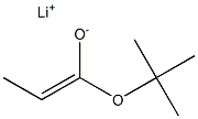 Lithium(E)-1-tert-butoxy-1-propene-1-olate 구조식 이미지