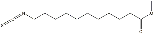11-Isothiocyanatoundecanoic acid methyl ester Structure