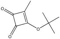 3-Methyl-4-tert-butoxy-3-cyclobutene-1,2-dione 구조식 이미지