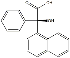 [R,(+)]-Phenyl-1-naphtylglycolic acid 구조식 이미지