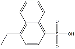 4-Ethyl-1-naphthalenesulfonic acid Structure