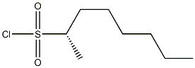 [S,(+)]-2-Octanesulfonyl chloride 구조식 이미지
