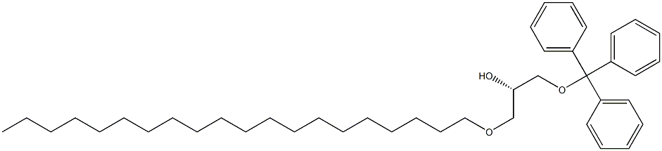[S,(-)]-1-(Icosyloxy)-3-(trityloxy)-2-propanol Structure