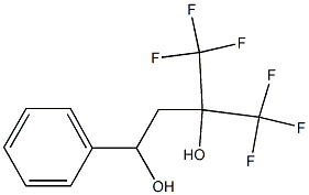 4-Phenyl-1,1,1-trifluoro-2-trifluoromethyl-2,4-butanediol Structure
