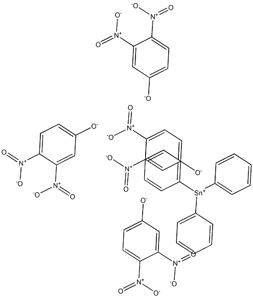 Triphenyltin(IV)3,4-dinitrophenolate 구조식 이미지